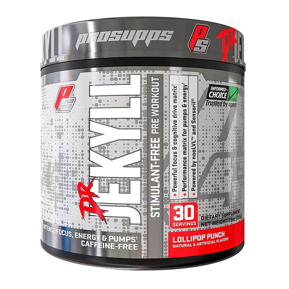 Pro Supps Dr Jekyll Stimulant Free 30 Servings Pre-Workouts Pro Supps Lollipop Punch (1760843005995)