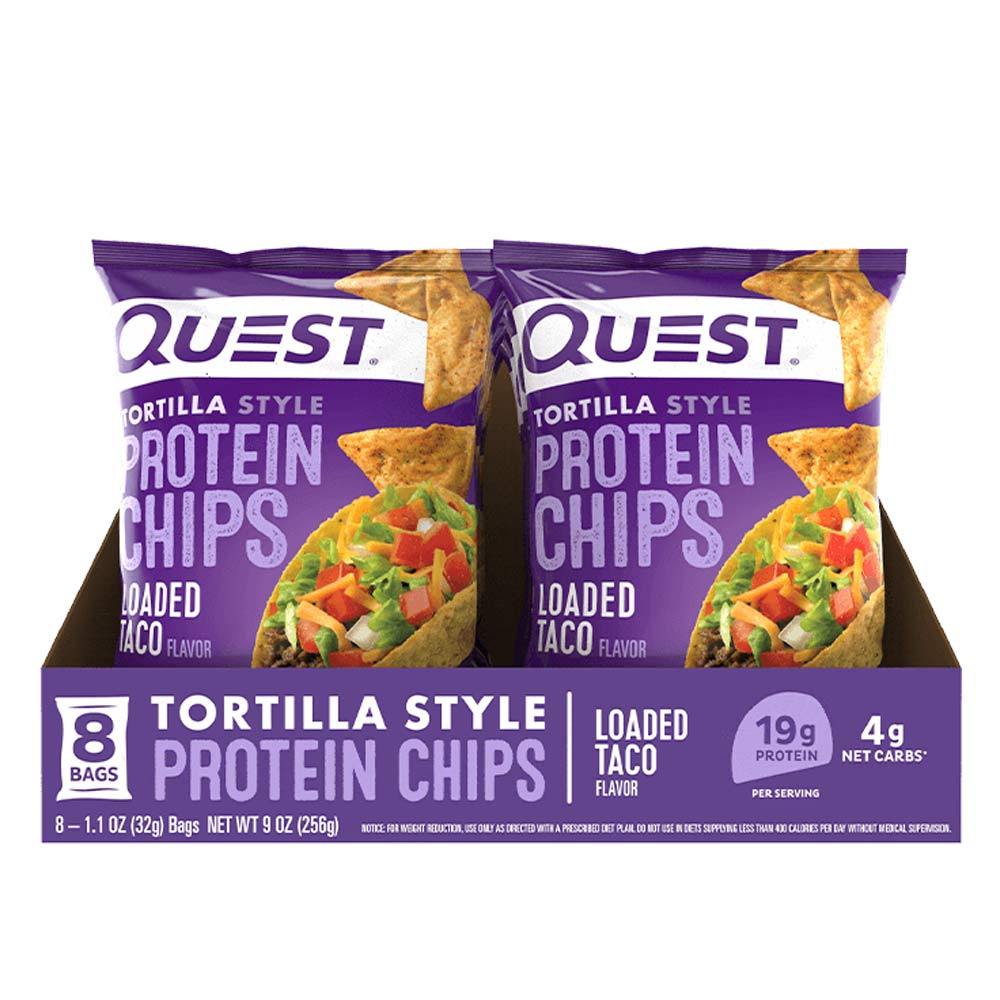 Quest Protein Tortilla Chips 8/Box Foods Juices Quest Nutrition Taco (1403430928427)