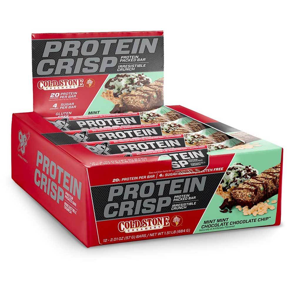 BSN Syntha-6 Protein Crisp 12/Box Bars BSN Mint Mint Chocolate Chocolate Chip (1556856930347)