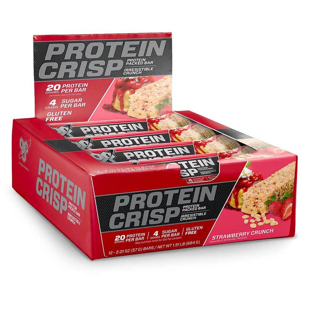 BSN Syntha-6 Protein Crisp 12/Box Bars BSN Strawberry Crunch (1556856930347)