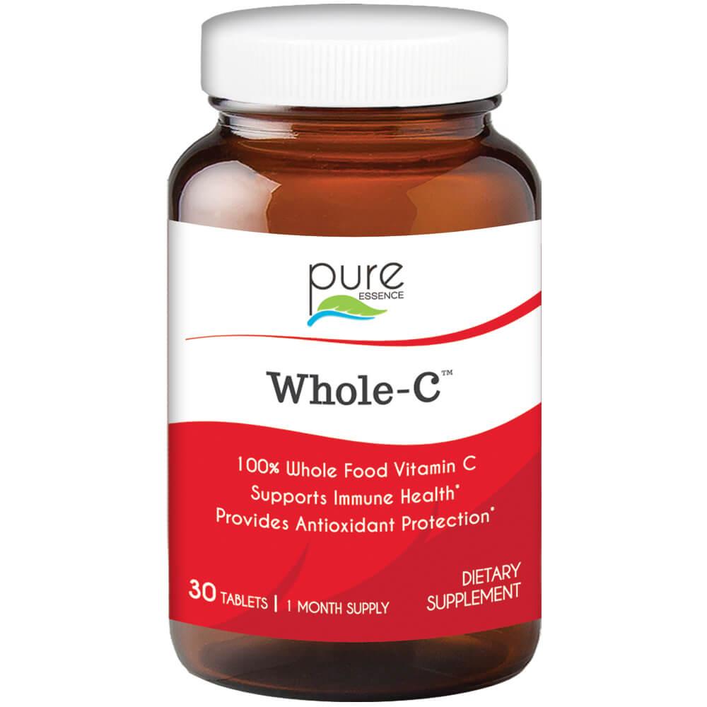 Pure Essence Whole-C 30 Tablets Specialty Health Products Pure Essence (4414270242881)