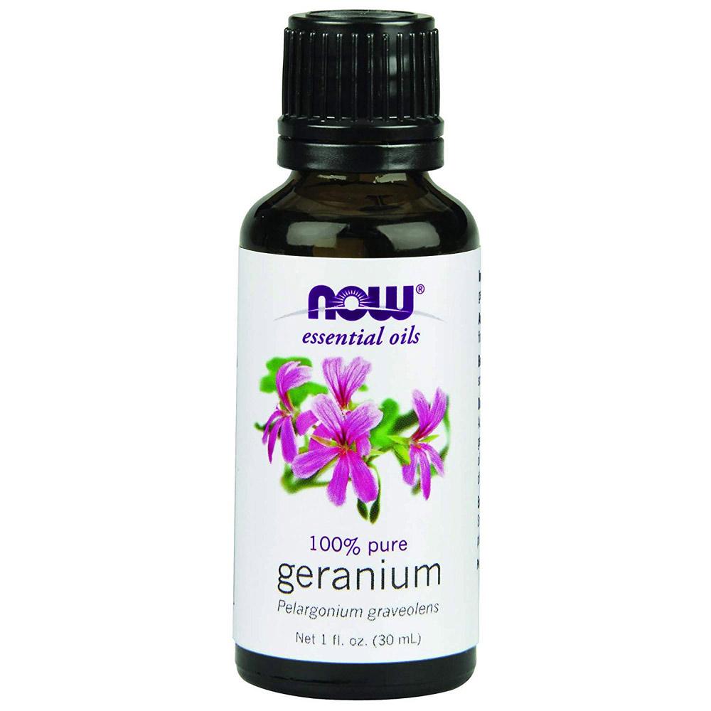 Now Foods Pure Geranium Oil 1oz Herbs Now Foods (1794480341035)