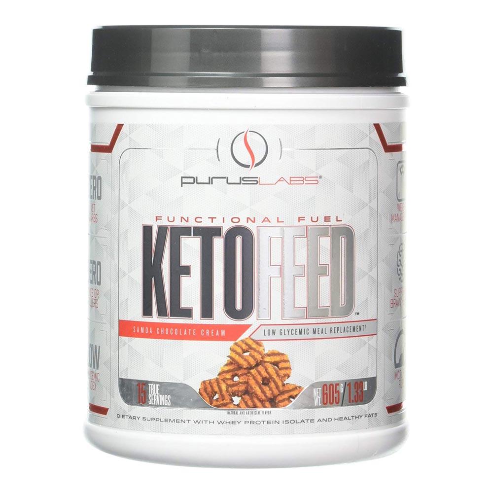 Purus Labs KetoFeed 15 Servings Protein Powders Purus Labs Samoa Chocolate Cream (1761263026219)