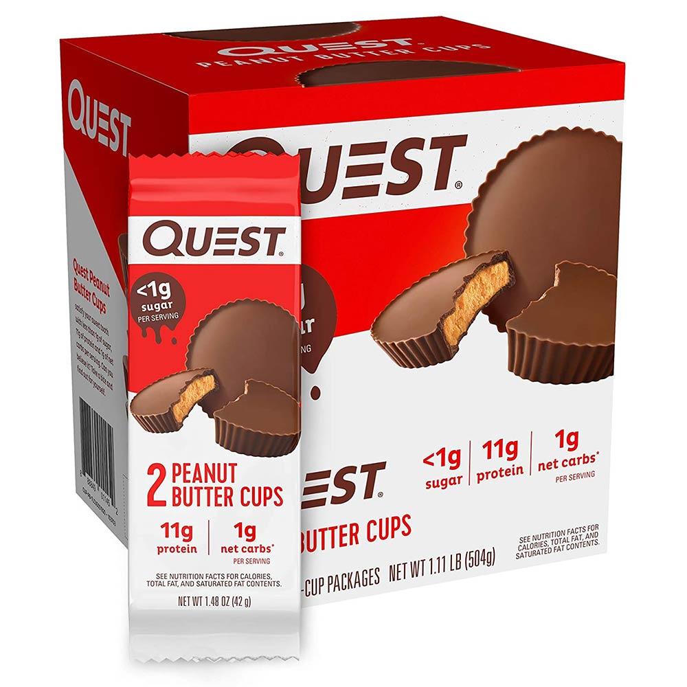 Quest Peanut Butter Cups 12/packs Foods & - Juices Quest Nutrition (4602567065665)