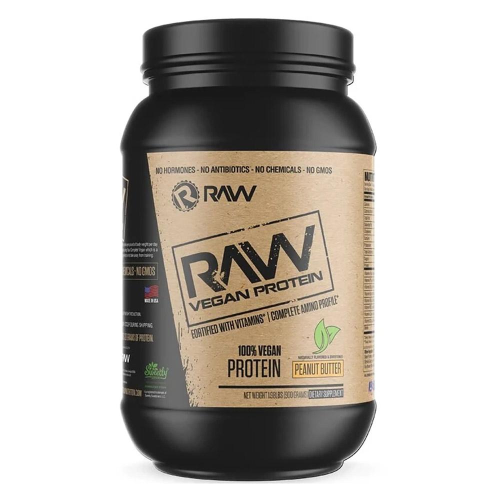 RAW Vegan Protein 25/sv Protein Powders Raw Peanut Butter