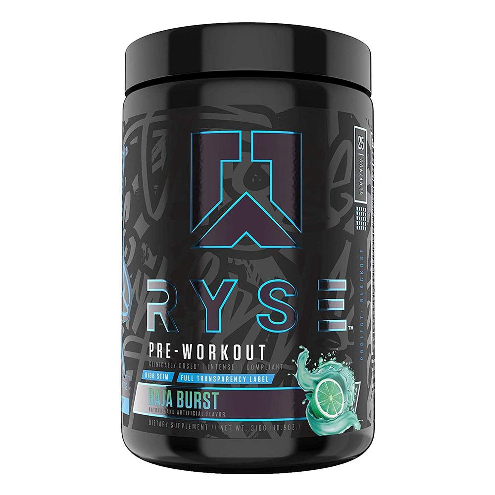 Ryse Blackout Pre 25/Servings Pre-Workouts Ryse Supplements Baja Burst (4450708455489)