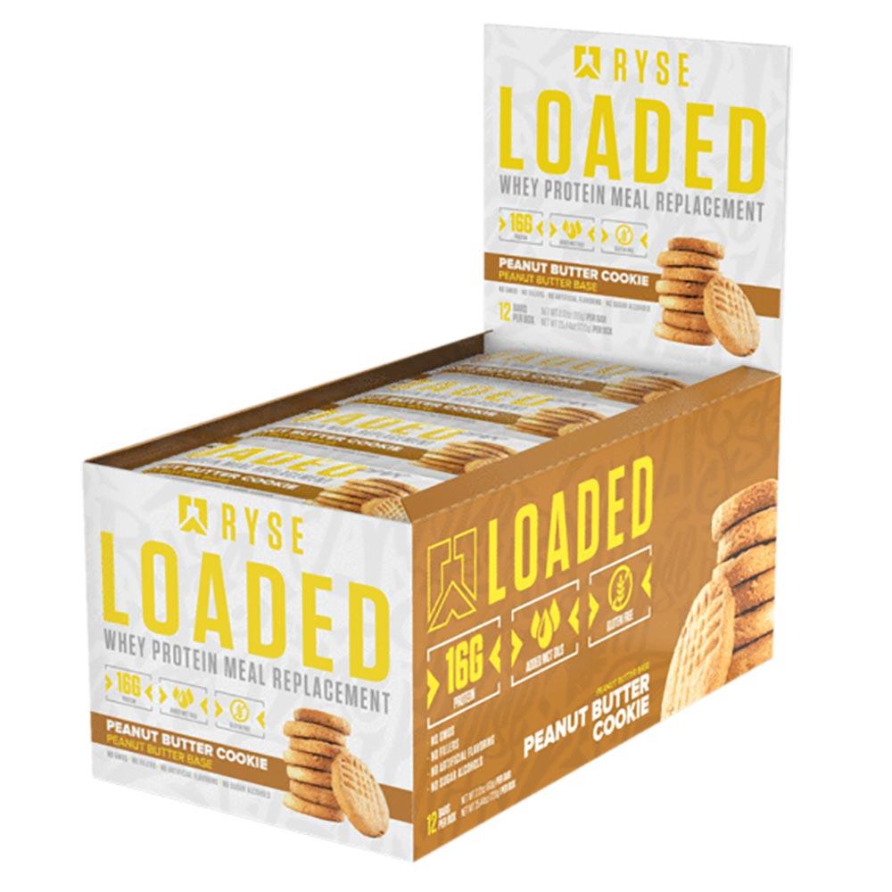 Ryse Supplements Loaded Protein Bar 12/Box Bars Ryse Supplements Peanut Butter Cookie (4544210927681)