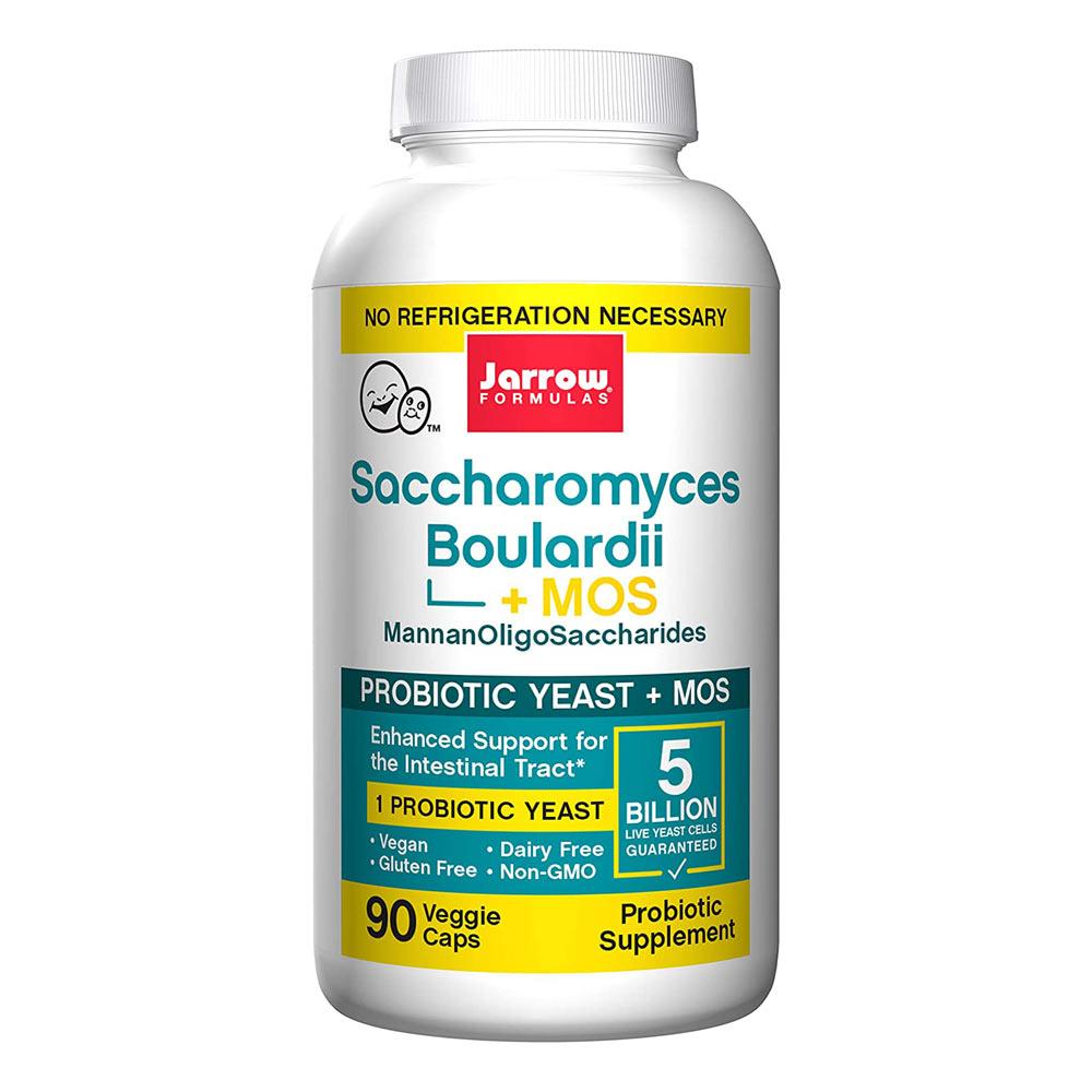 Jarrow Saccharomyces Boulardii + MOS 90 Capsules Digestive Health Jarrow Formulas (4439756472385)
