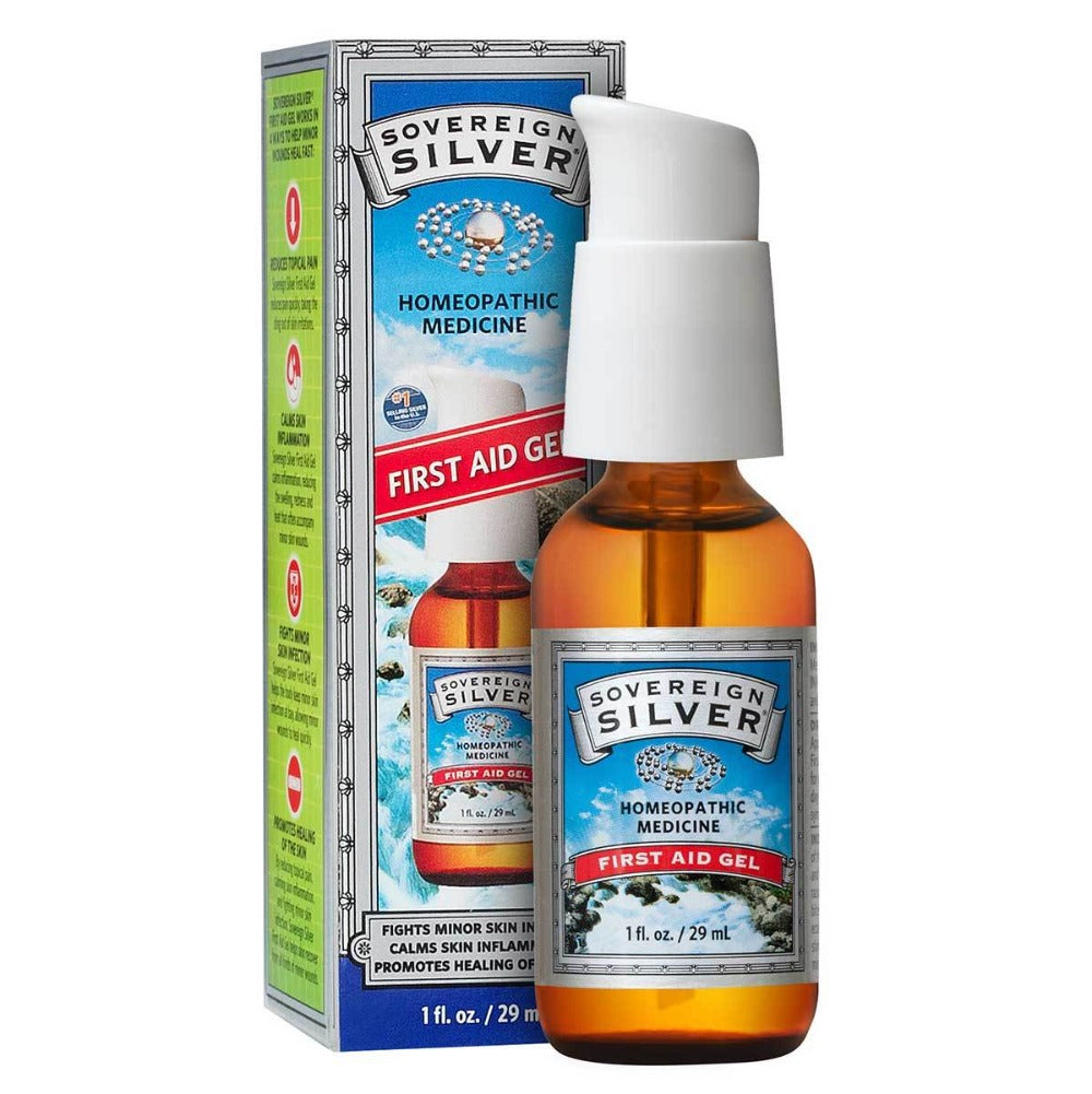 Natural Immunogenics Sovereign Silver First Aid Gel 1 Fl Oz Minerals Natural Immunogenics (1058148843563)