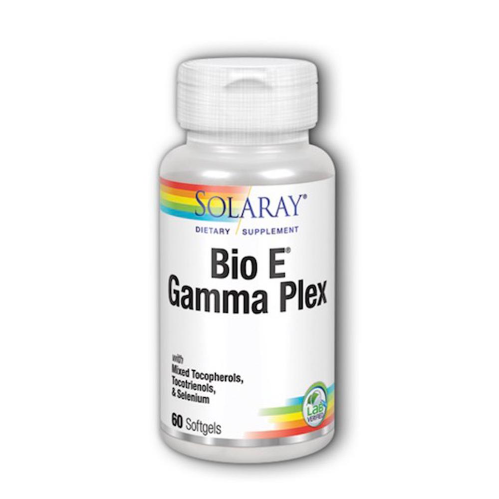 Solaray Bio E Gamma Plex 400IU 60 Softgels Vitamins Solaray (1057905836075)