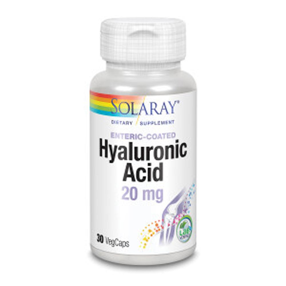 Solaray Hyaluronic Acid 20mg 30 Caps Other Supplements Solaray (1057982349355)