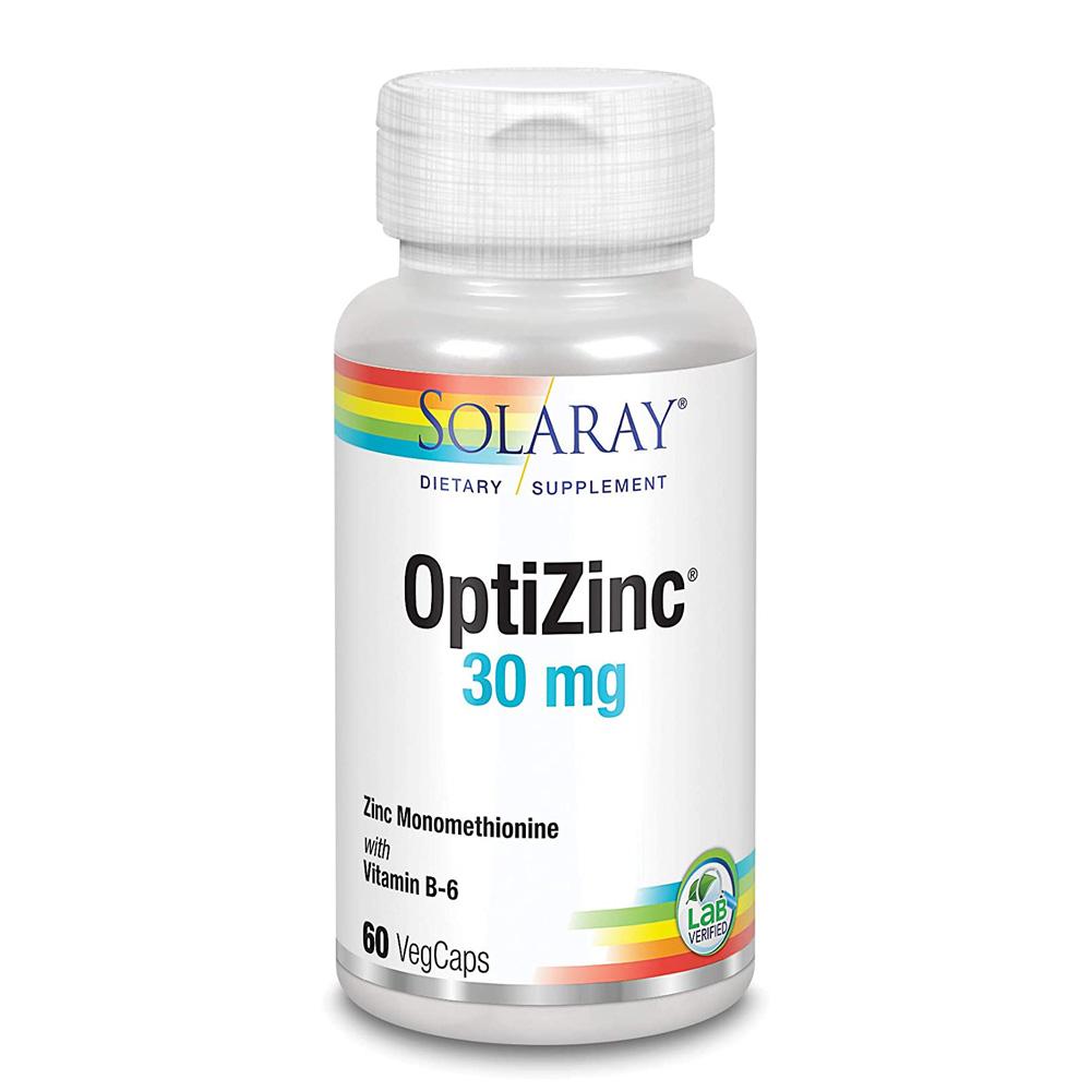 Solaray OptiZinc 30mg 60 Caps Minerals Solaray (1057899413547)
