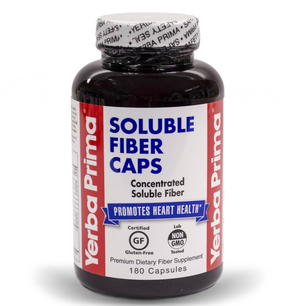 Yerba Prima Soluble Fiber Caps 180 Caps Digestive Health / Probiotics Yerba Prima (1058861154347)