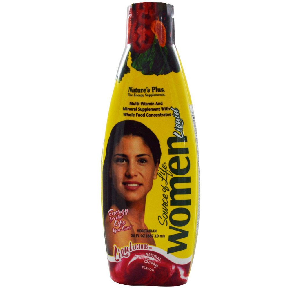 Nature's Plus Source of Life Women's Multi-Vitamin Natural Berry 30oz | Women's Formula Multi Vitamins Nature's Plus (1797596119083)