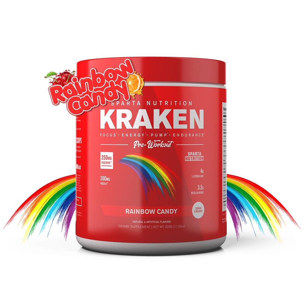 Sparta Nutrition Kraken 40 Servings Pre-workout Sparta Nutrition rainbow candy (1059316957227)