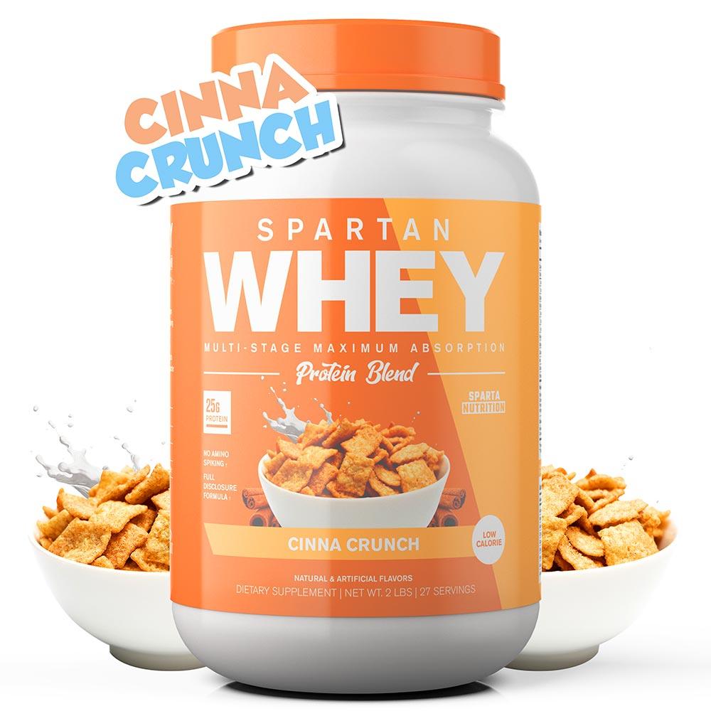 Spartan Whey 2lbs Protein Powders Sparta Nutrition CINNA CRUNCH (1677763248171)