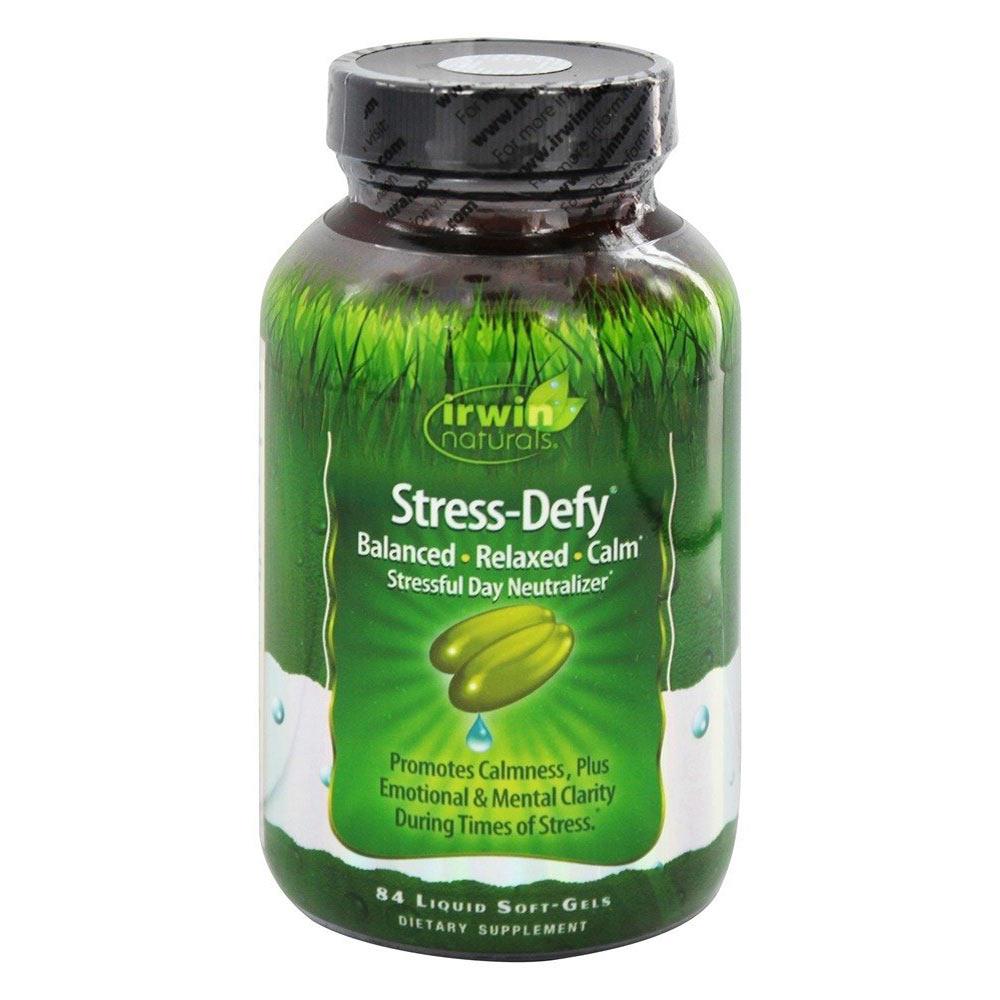 Irwin Naturals Stress-Defy 84 Softgels | Stressful Day Neutralizer Specialty Health Products Irwin Naturals (1778273517611)