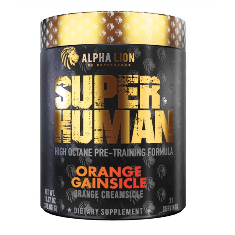 Alpha Lion SuperHuman 21 Servings Pre-Workouts Alpha Lion Orange Gainsicle (4333822410817)