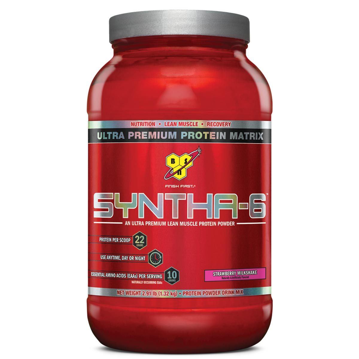 Syntha-6 2.91 lbs. by BSN Protein BSN Strawberry Milk Shake (1058040283179)