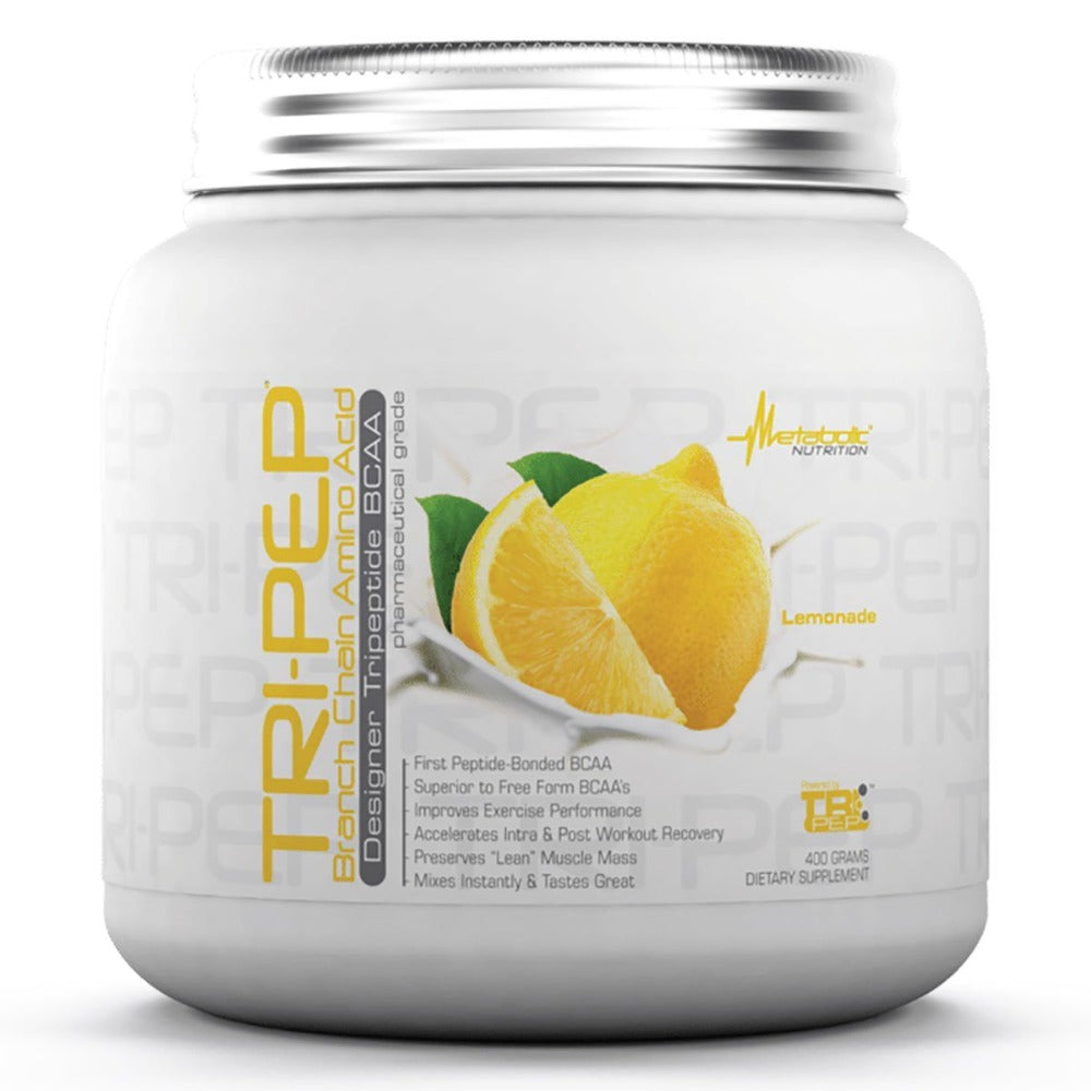 Metabolic Nutrition Tri-Pep 400 Grams Amino Acids Metabolic Nutrition Lemonade (1058828681259)