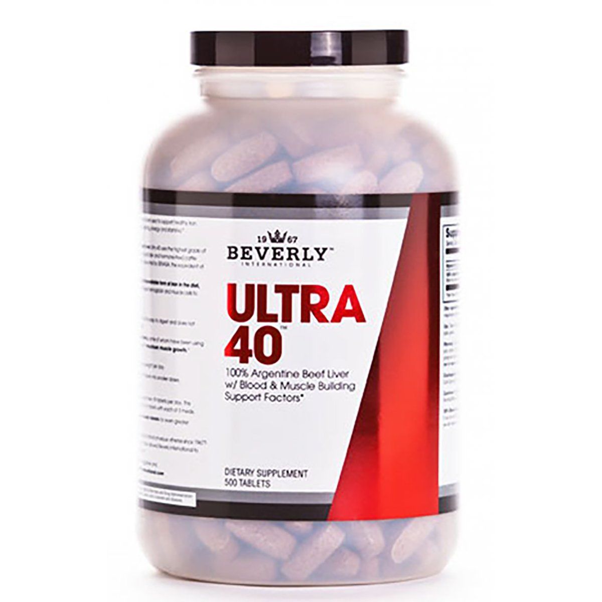 Beverly International Ultra 40 Liver 500 tabs Amino Acids Beverly International (1057944109099)