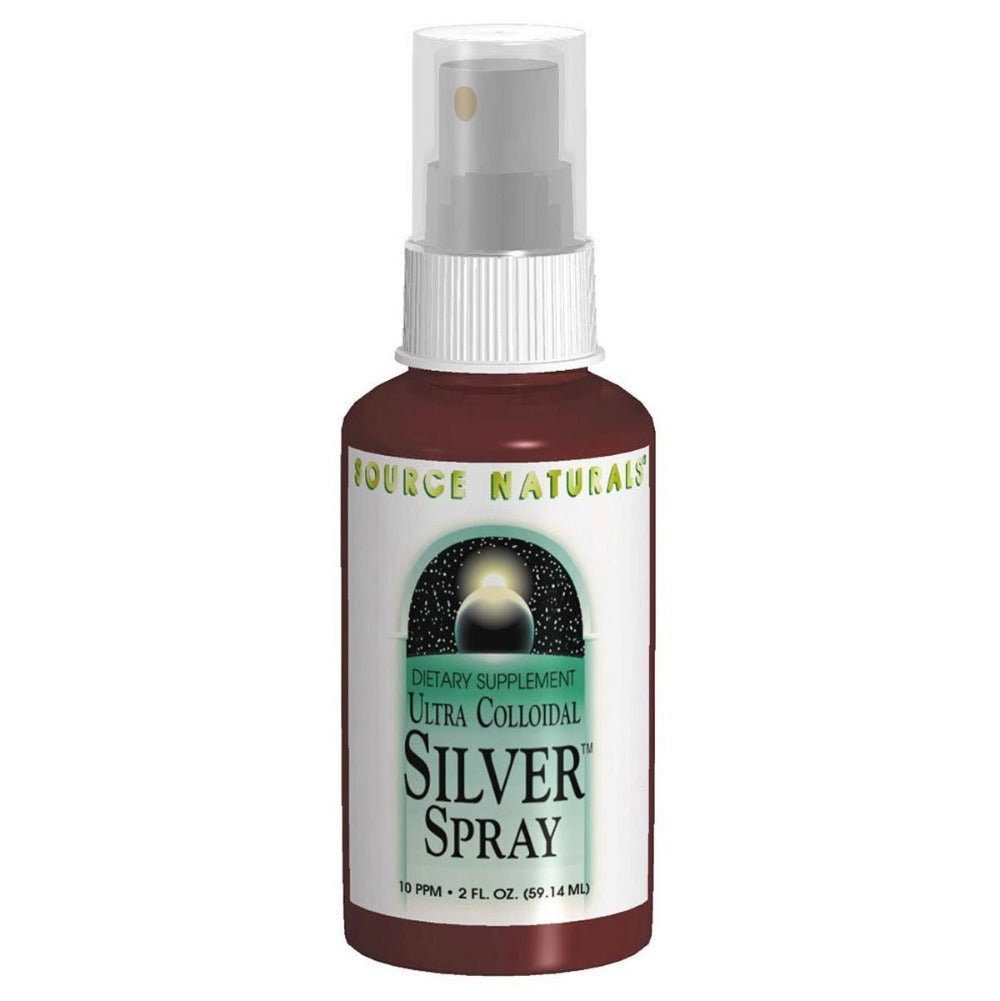 Source Naturals Ultra Colloidal Silver Throat Spray 2oz Minerals Source Naturals (1057967702059)