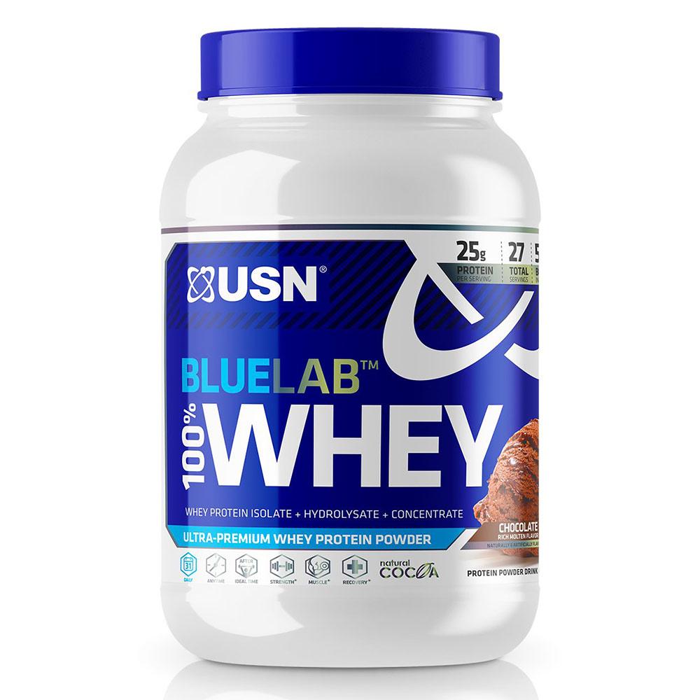 USN BLUE LAB 100% WHEY 2LB Protein Powders USN MOLTEN CHOCOLATE (1565505323051)