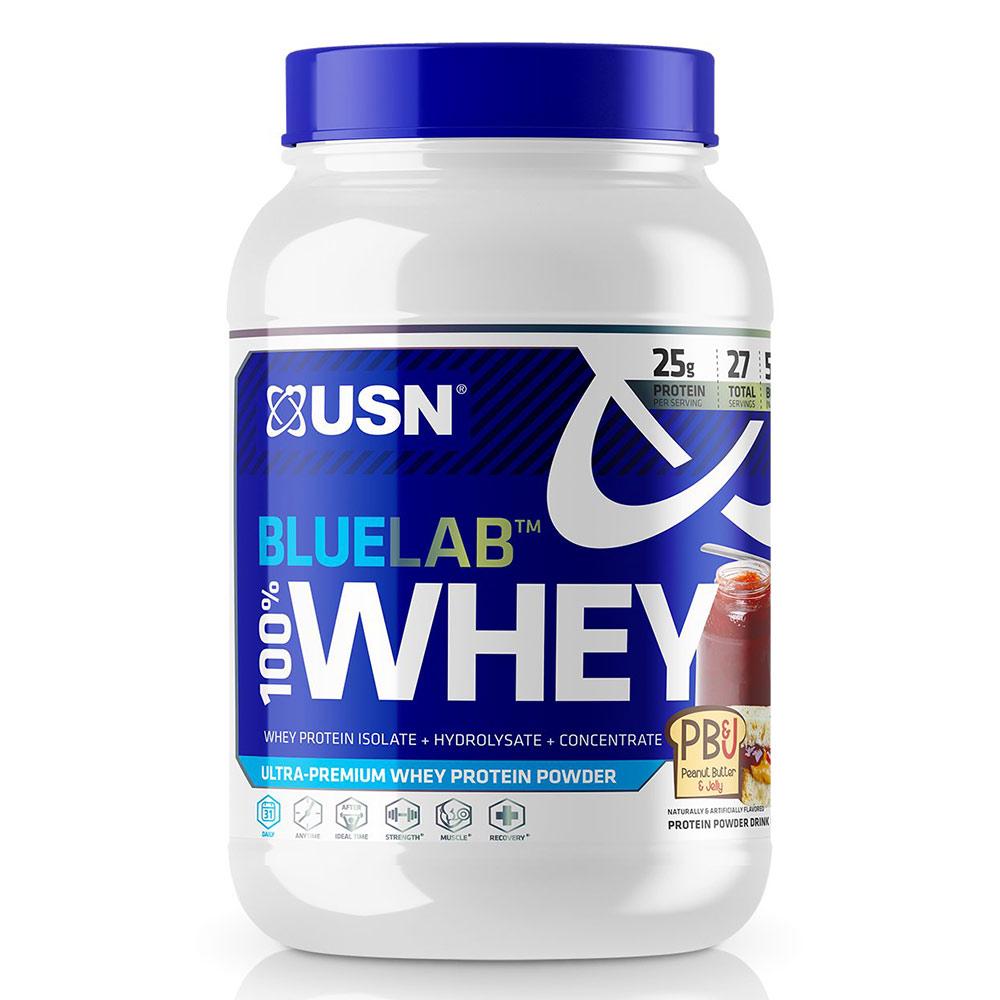 USN BLUE LAB 100% WHEY 2LB Protein Powders USN PEANUT BUTTER AND JELLY (1565505323051)