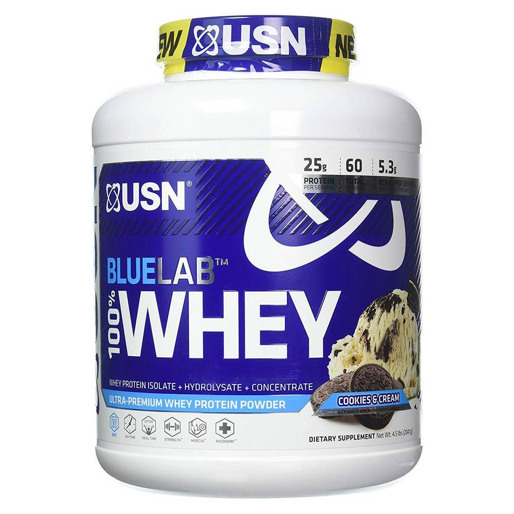 USN BLUE LAB 100% WHEY 4.5LB Protein Powders USN COOKIES AND CREAM (1565505847339)