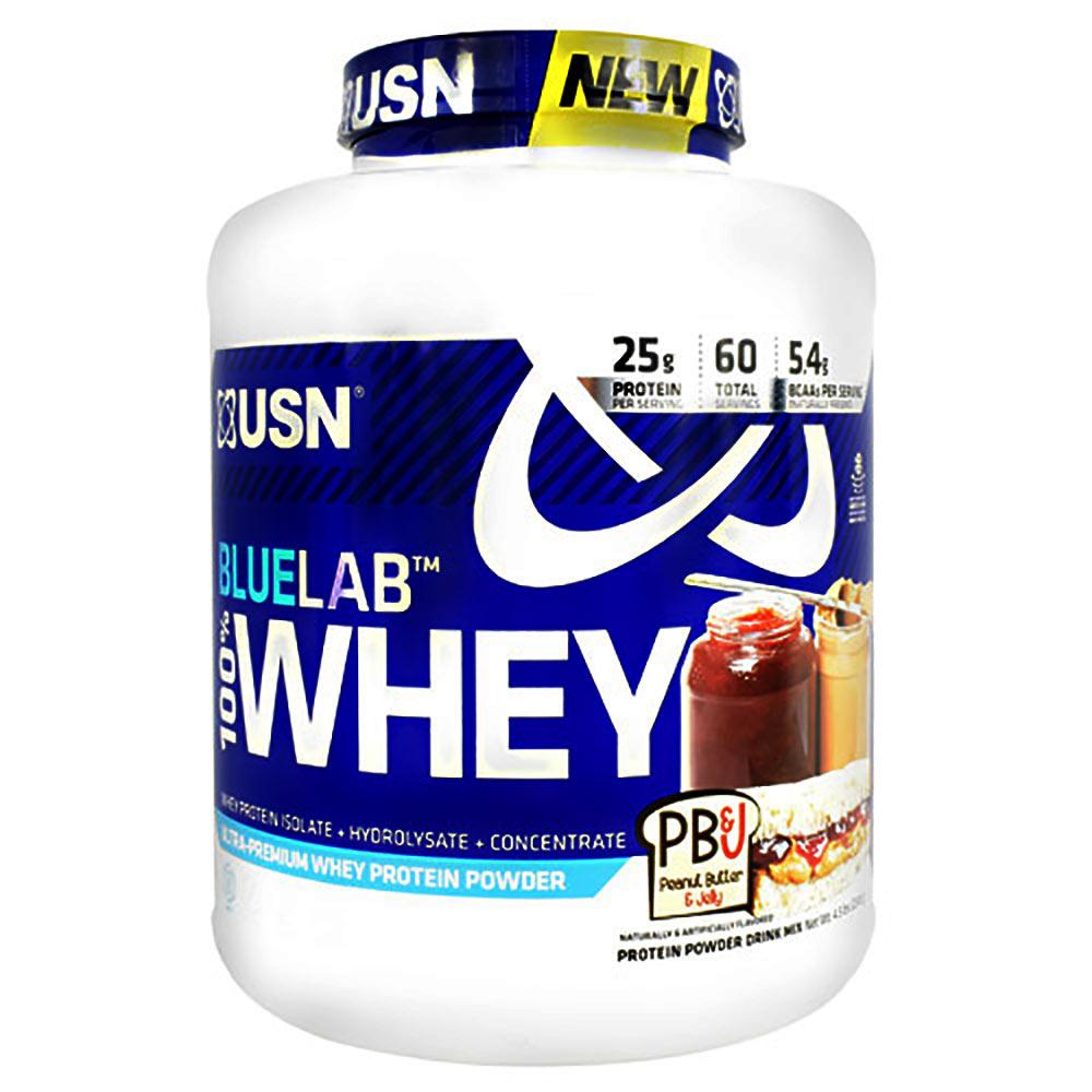 USN BLUE LAB 100% WHEY 4.5LB Protein Powders USN PEANUT BUTTER AND JELLY (1565505847339)