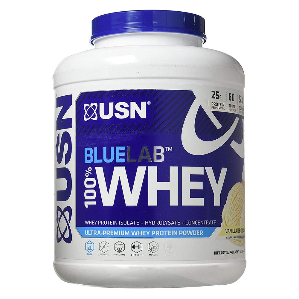 USN BLUE LAB 100% WHEY 4.5LB Protein Powders USN VANILLA ICE CREAM (1565505847339)