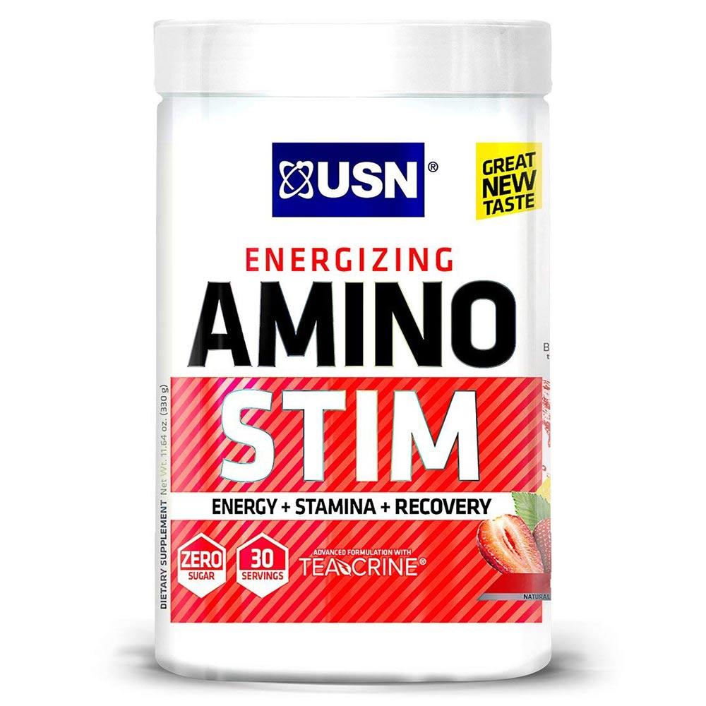 USN AMINO STIM 30 SV Amino Acids USN FRUIT PUNCH (1565505749035)