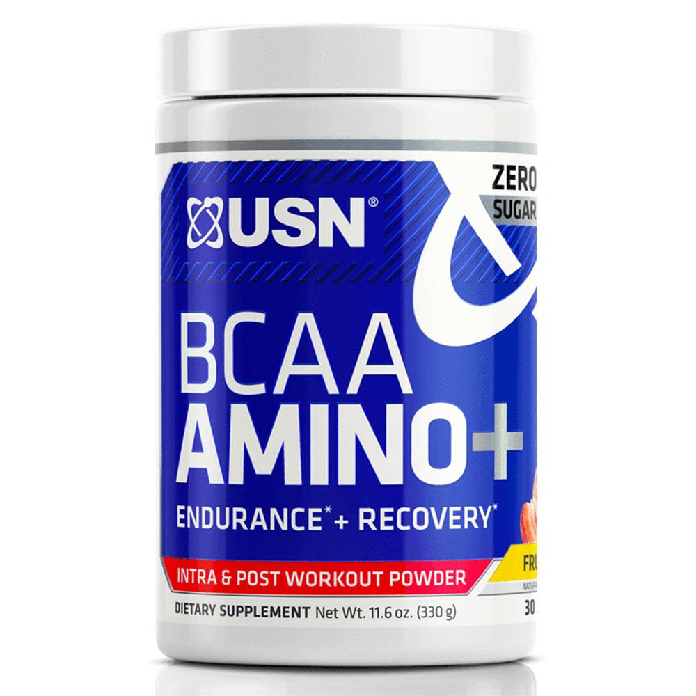 USN BCAA AMINO + 30 SV Amino Acids USN FRUIT PUNCH (1565492641835)