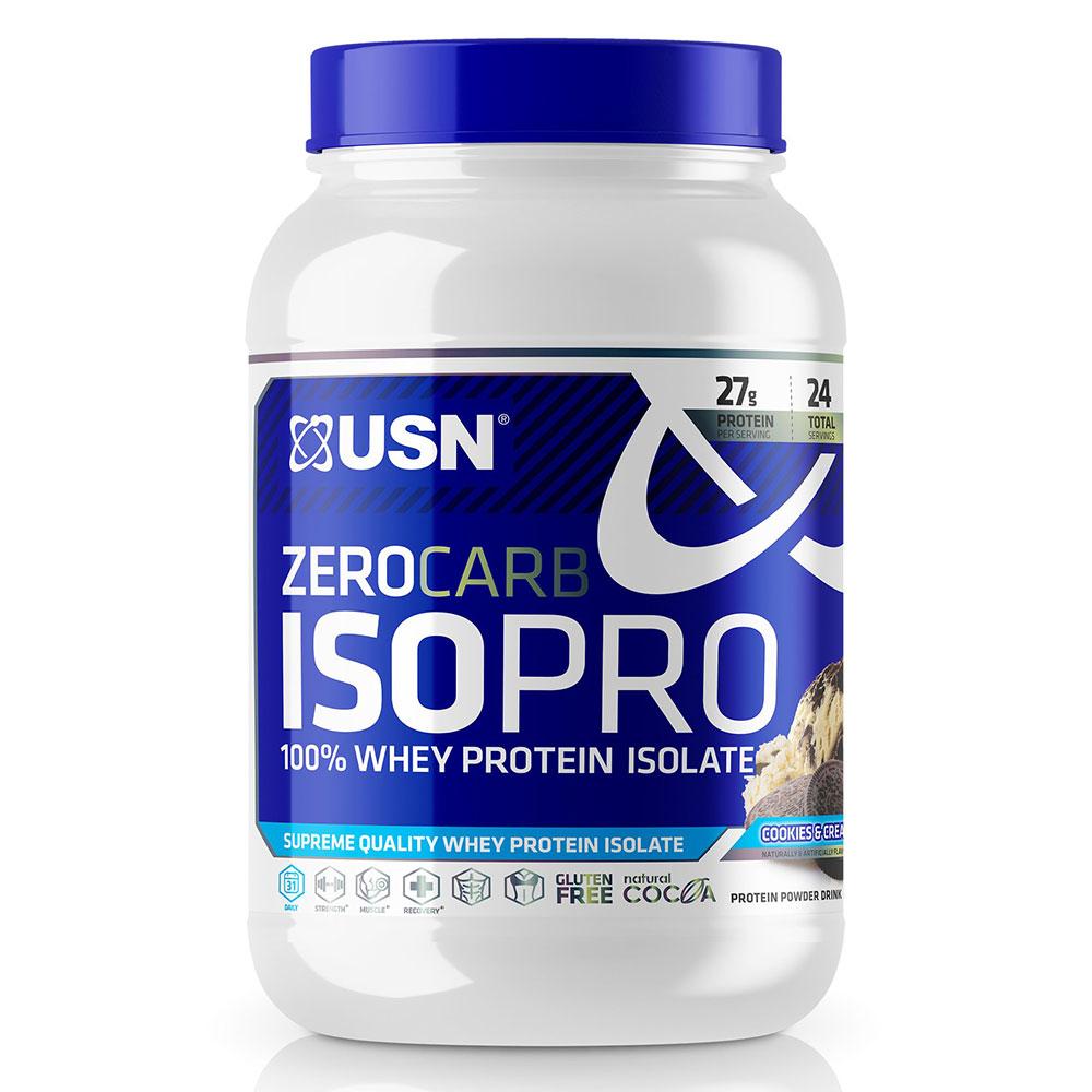 USN Zero Carb IsoPro 1.65LB Protein Powders USN COOKIES AND CREAM (1565491724331)