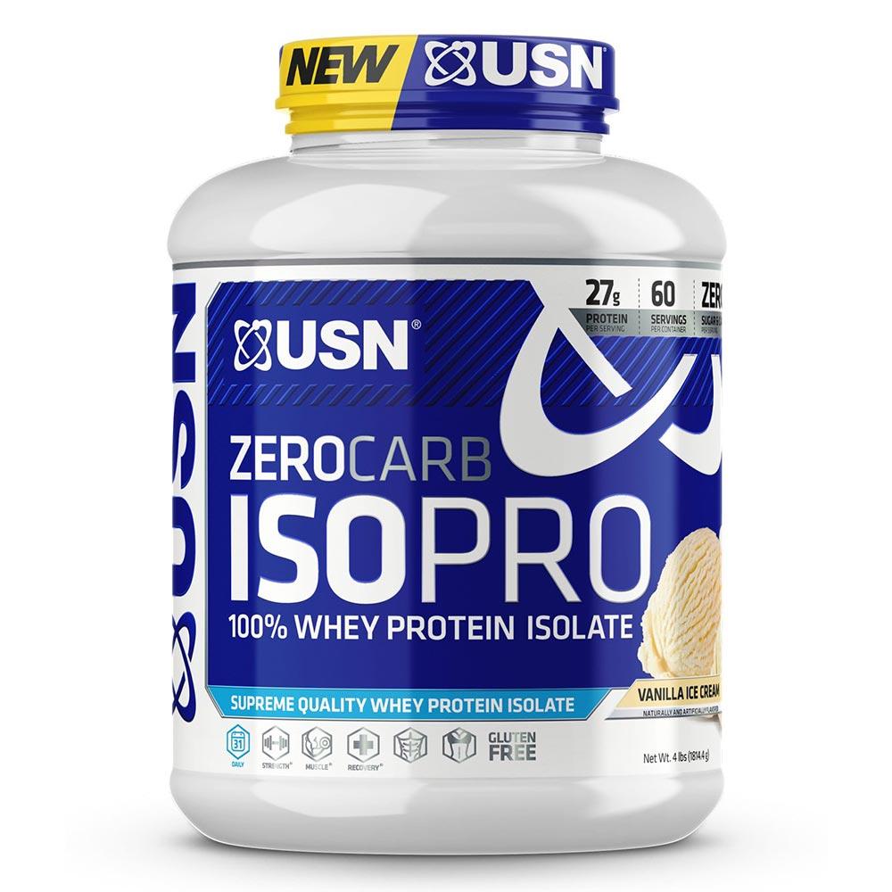 USN Zero Carb IsoPro 4LB Protein Powders USN VANILLA ICE CREAM (1565491494955)