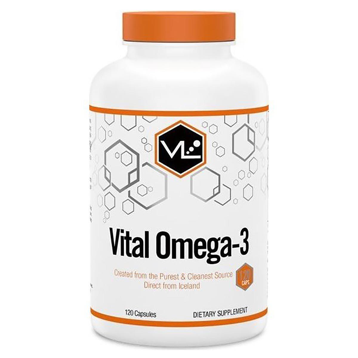 Vital Labs Vital Omega-3 120 Caps Omega Fatty Acids / EFAs Vital Labs (1059085221931)
