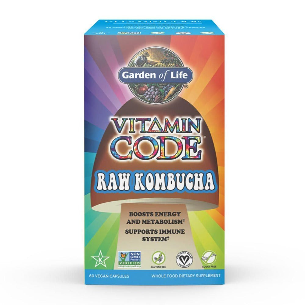 Garden of Life Vitamin Code Raw Kombucha 60 Caps Other Supplements Garden of Life (1058192949291)