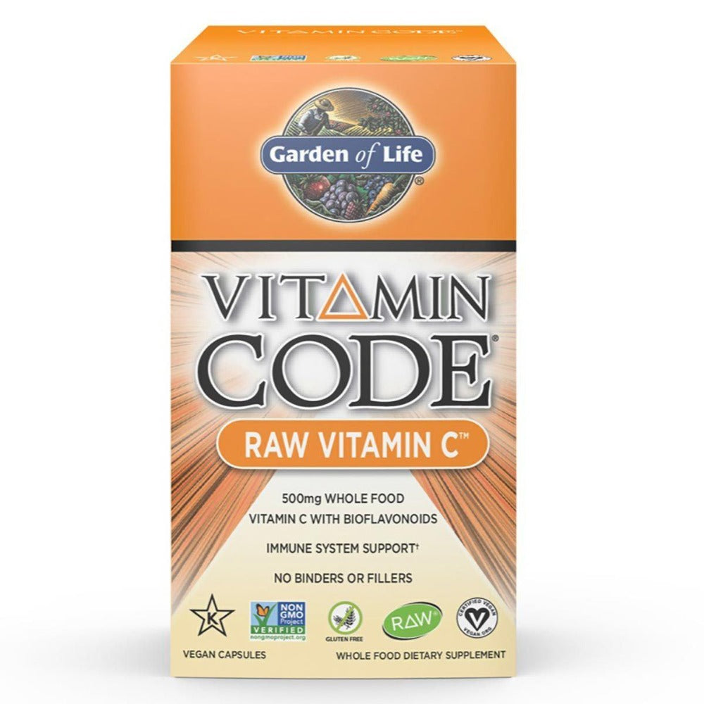 Garden of Life Vitamin Code Raw Vitamin C 60 Vege Caps Vitamins Garden of Life (1058181644331)