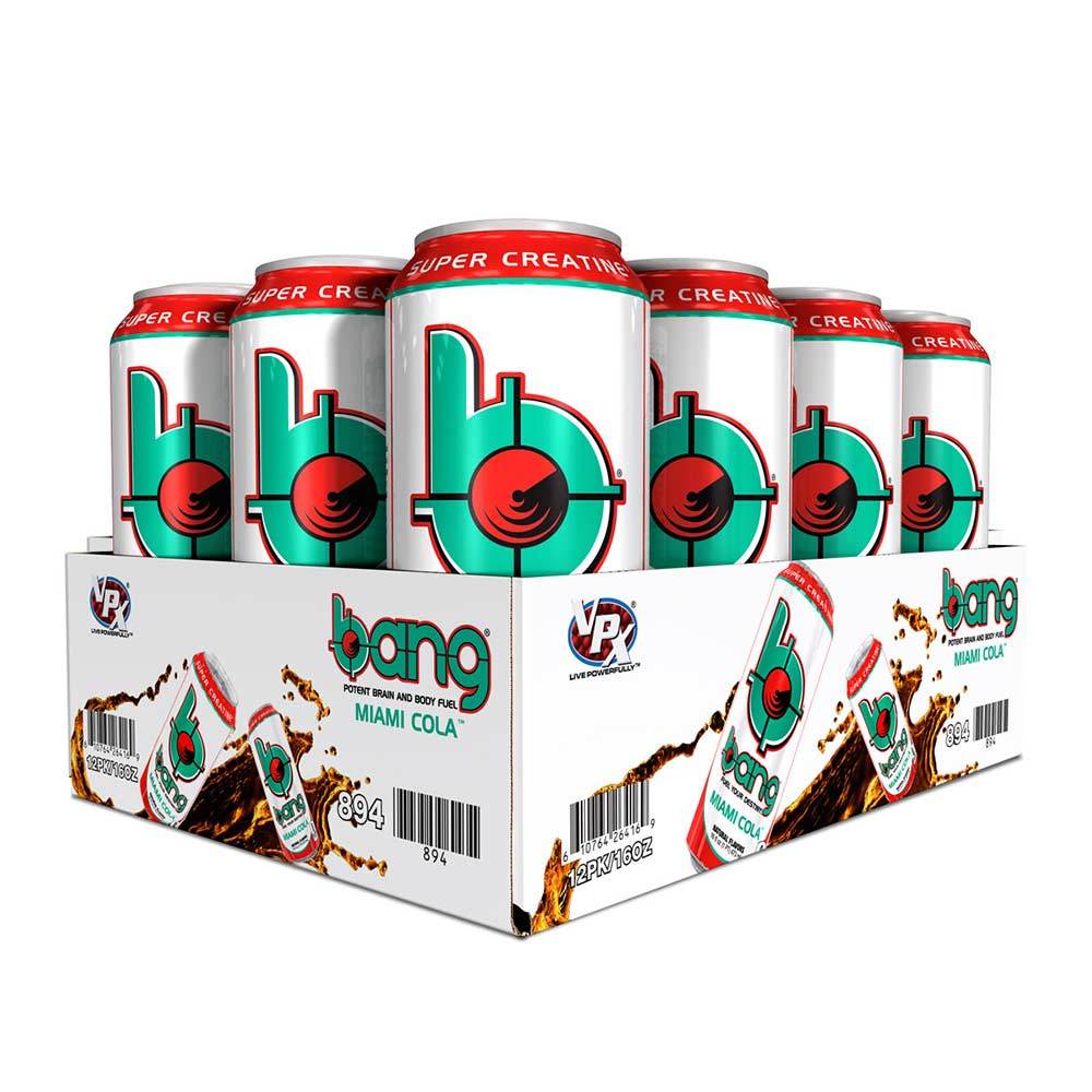 VPX Bang RTD 12/Case Diet/Energy VPX Miami Cola (1058943205419)