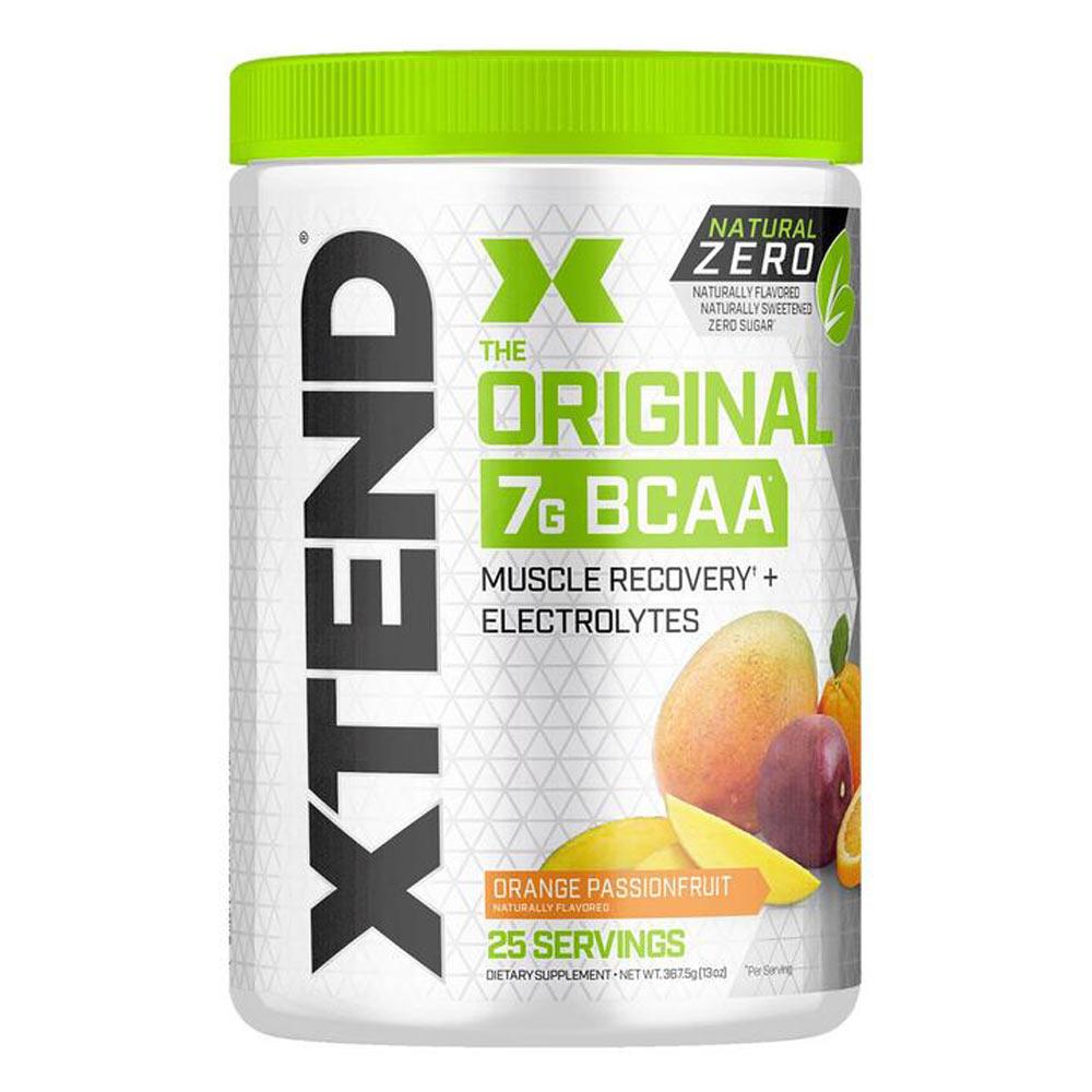XTEND Natural Zero 25 Servings Amino Acids Scivation Orange Passionfruit (4168939307051)