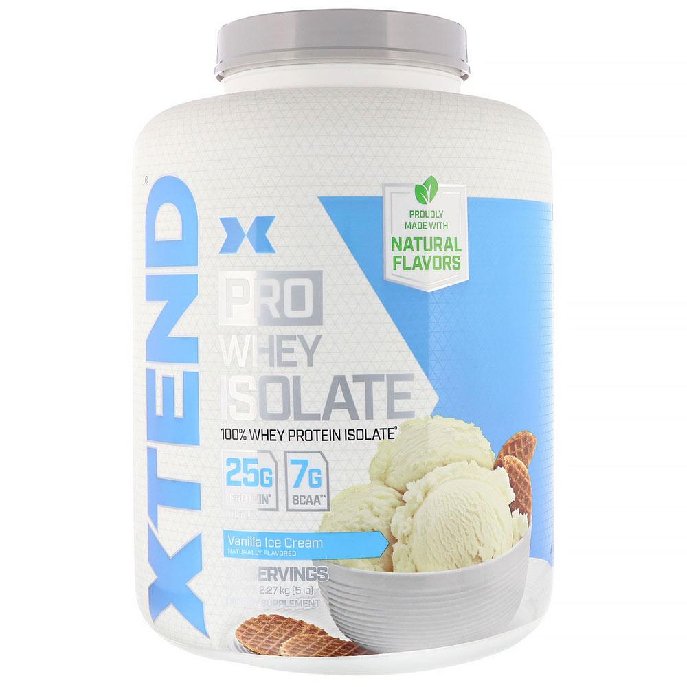 Xtend (Formerly Scivation) Pro Whey Isolate 5lb Protein Powders Scivation Vanilla Ice Cream (4330982899777)