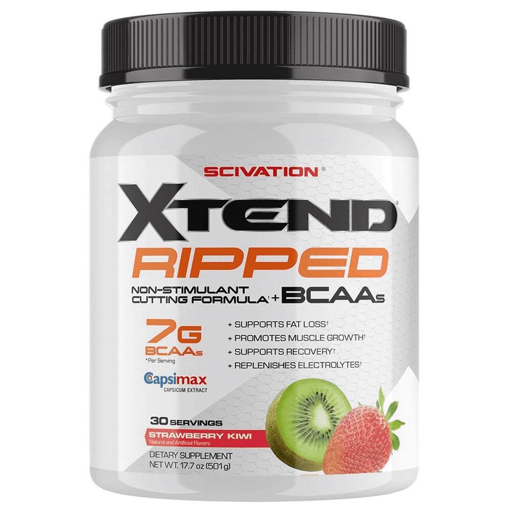 Scivation Xtend Ripped 30 Servings Amino Acids Scivation Strawberry Kiwi (1197918126123)