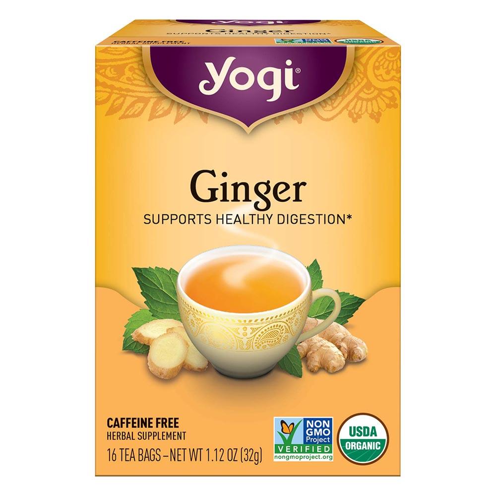 Yogi Ginger Tea 16 Bags Teas Yogi
