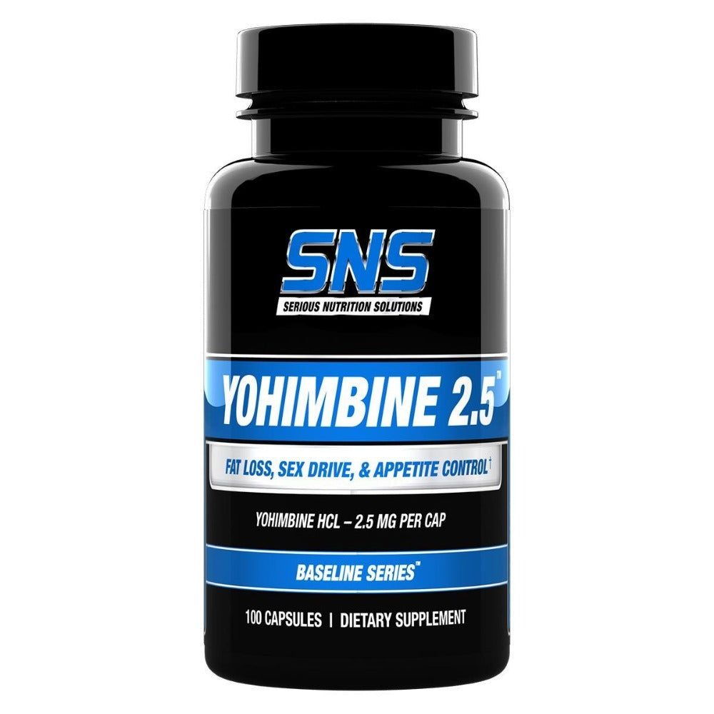 Serious Nutrition Solutions Yohimbine HCL 2.5mg 100 Caps Diet/Energy Serious Nutrition Solutions (1058664054827)