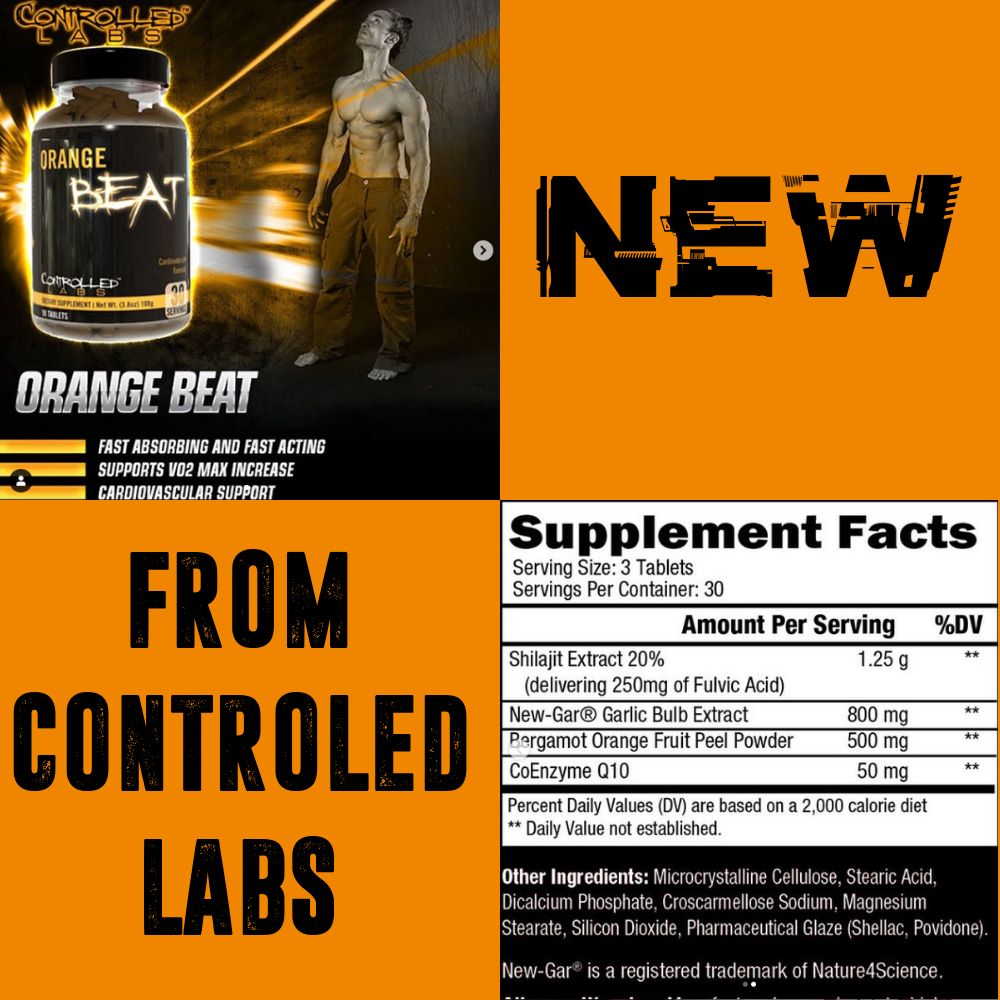 Orange Beat New Product Alert from Controlled Labs | Cardiovascular Support Formula