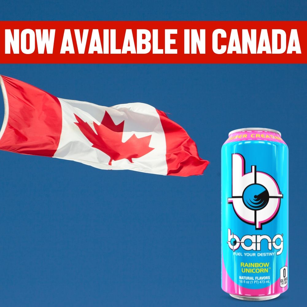 Bang Energy Drinks Now Available in Canada