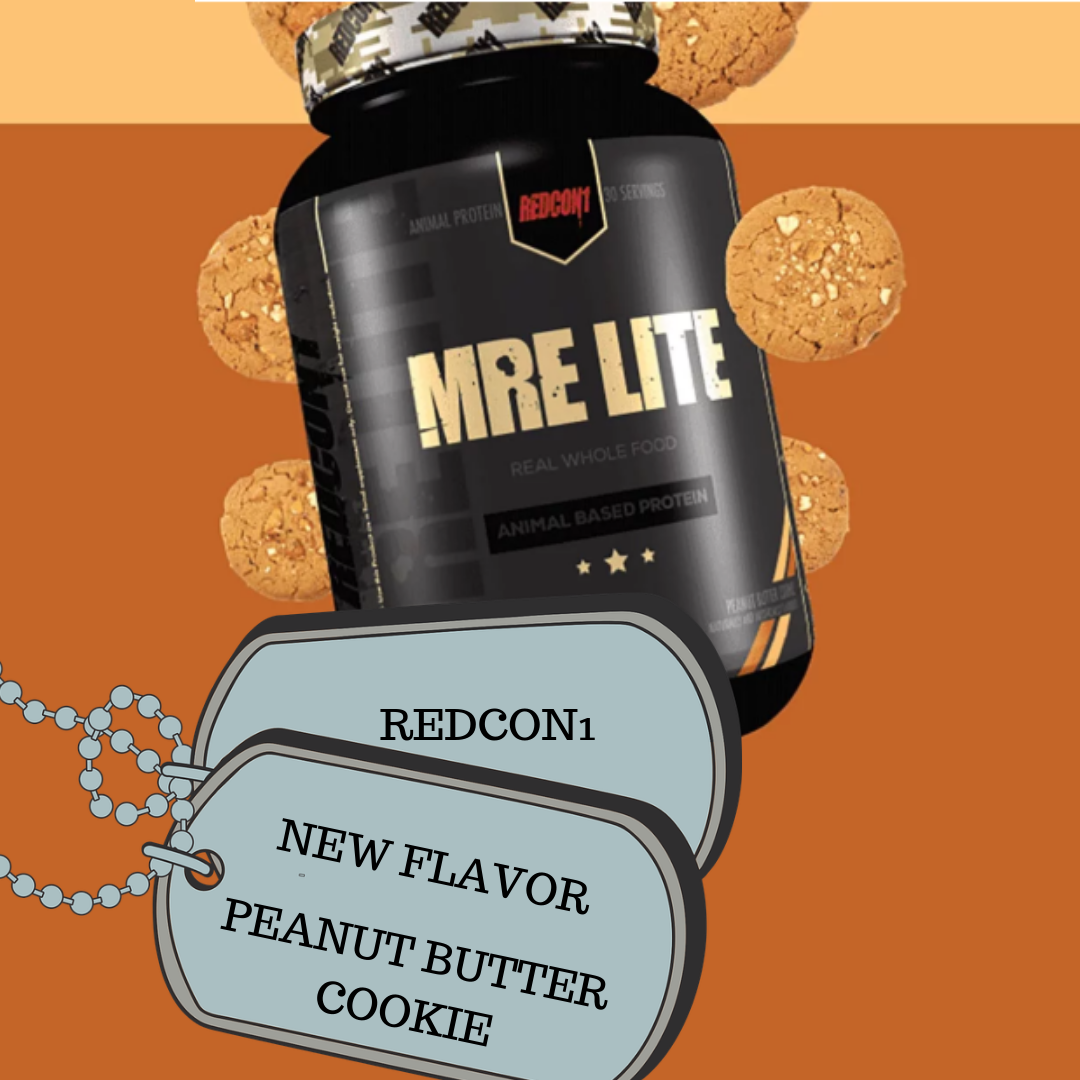 Redcon1 MRE Lite Adding New Flavor Peanut Butter Cookie