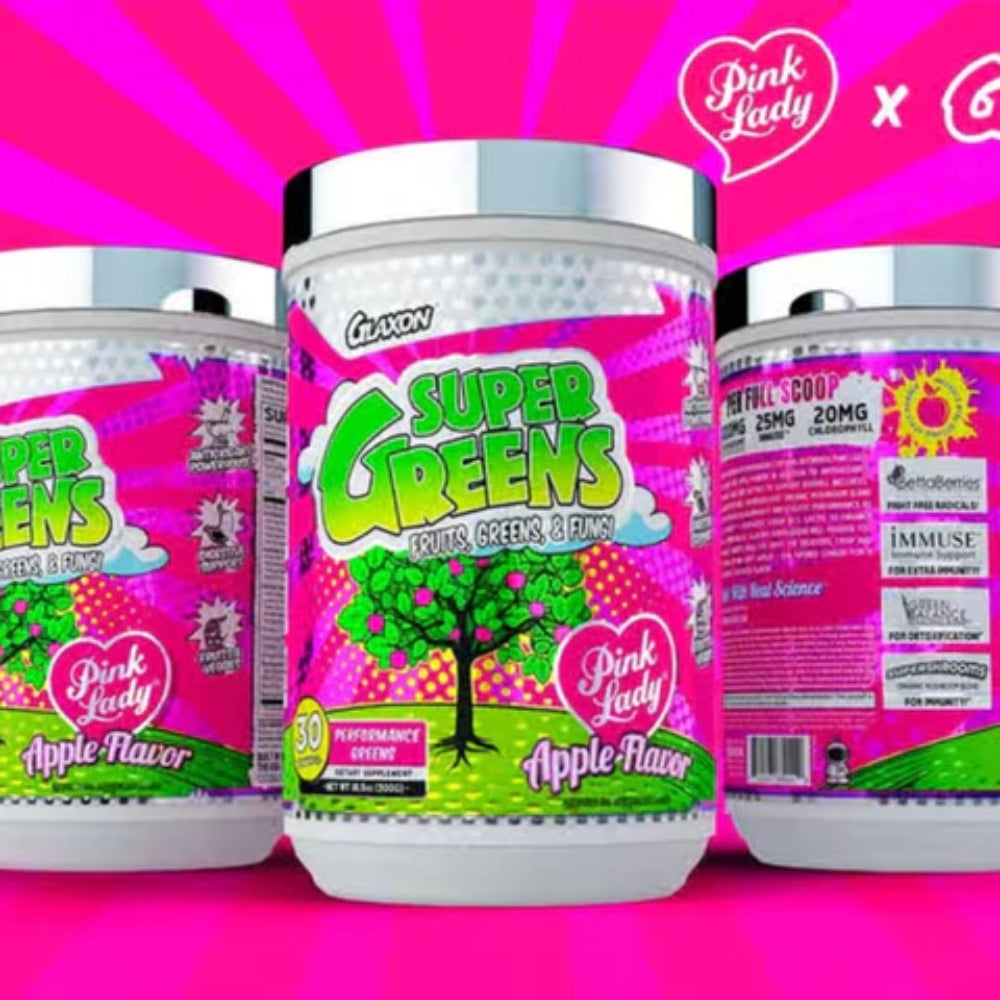 Glaxon Collaborates With Pink Lady Apples | Pink Lady Apple Flavor Super Greens