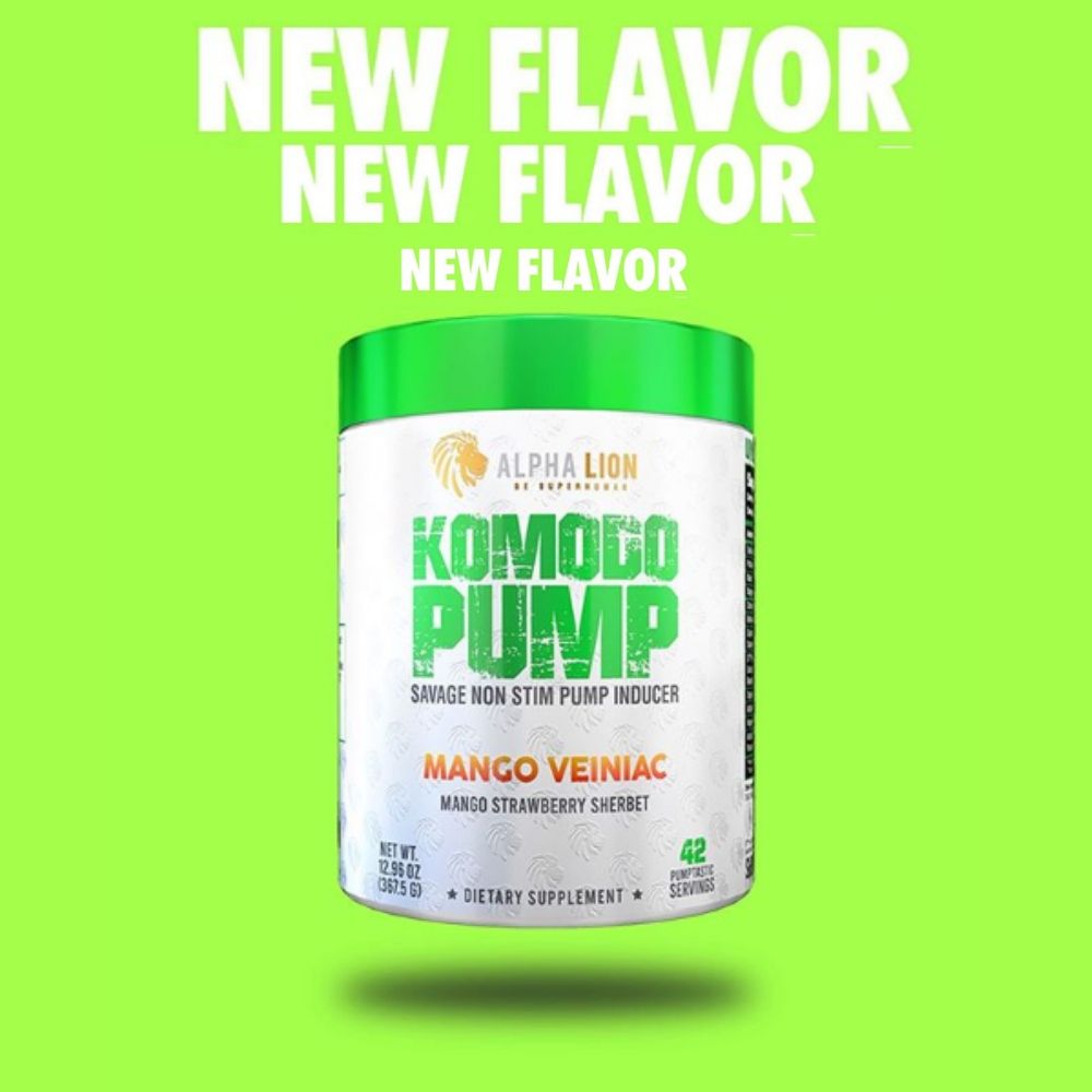 Alpha Lion Announces New Mango Veiniac Flavor of Komodo Pump