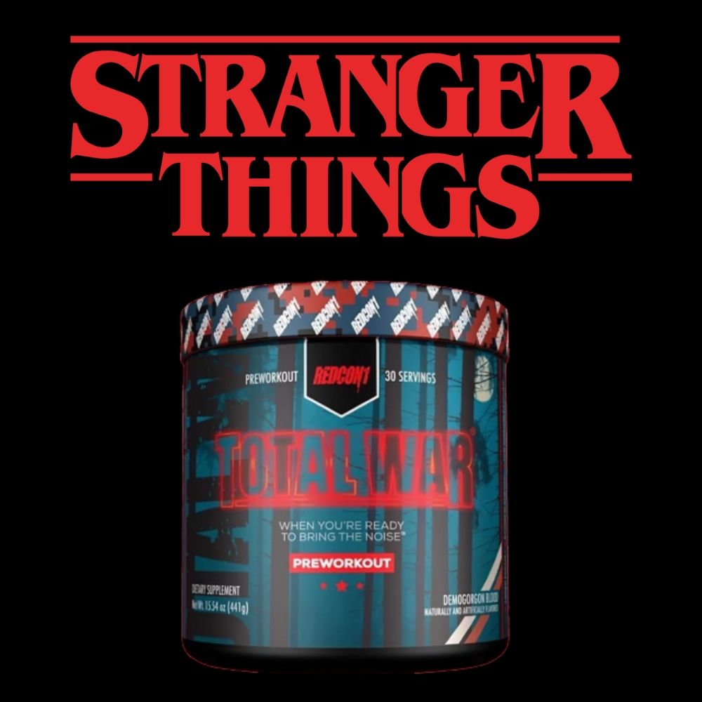New Stranger Things Themed Total War Pre-Workout from Redcon1